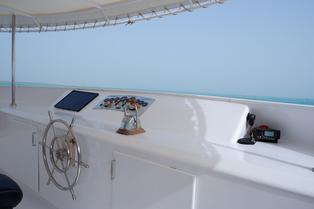 Conclusion: Charting Your Course with Confidence by Boat Brands a white boat with a steering wheel and a tablet